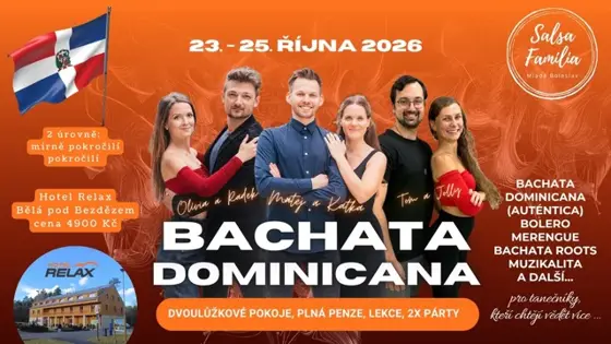 Bachata Dominicana Víkend u Bezdězu – Bělá pod Bezdězem