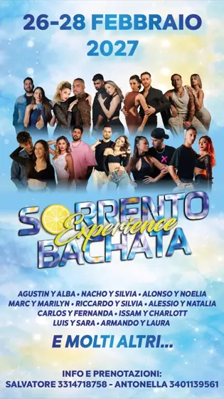 Sorrento Bachata Experience 2027 – Castellammare di Stabia